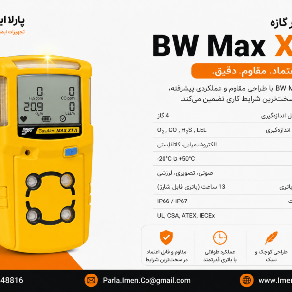 گازسنج چهار گازه BW Max XT II | دتکتور گاز Honeywell BW Max XT II