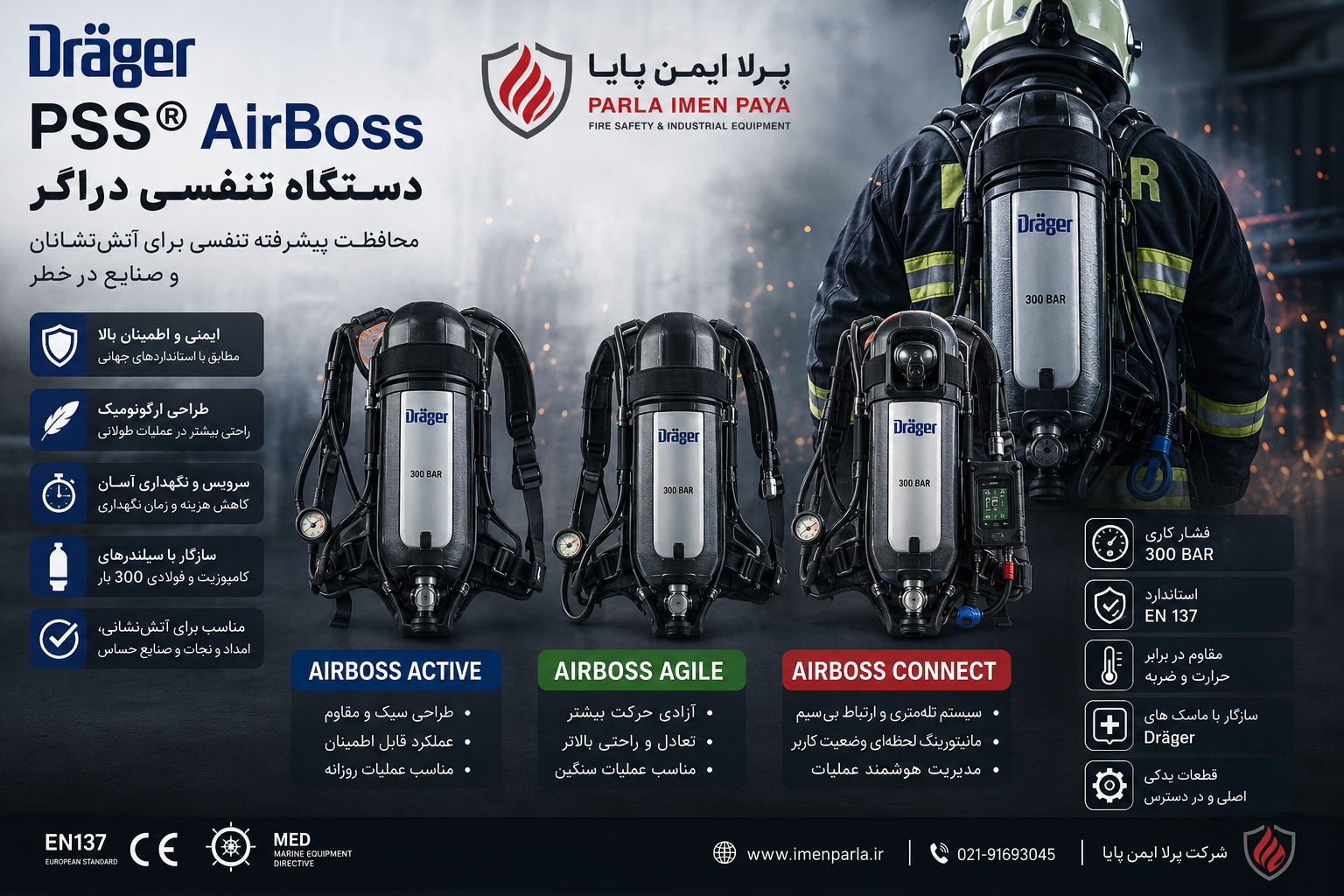 دستگاه تنفسی دراگر AirBoss